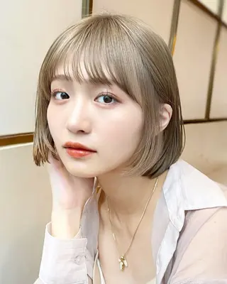 ミディアム カラー レイヤー専門家 ダブルカラー修のヘアスタイル