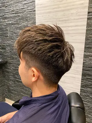 ショート メンズ 岡本 宗士のヘアスタイル