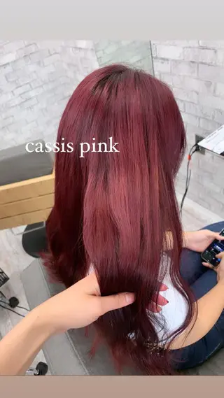 ロング カラー パーマ ヘアアレンジ メンズ キッズ ネイル マツエク・マツパ アイブロウ 🐺ウルフ×ハイトー ン🖤Yukinoのヘアスタイル