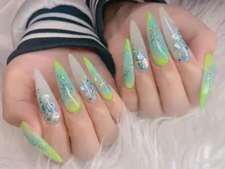 ネイル 長さだし専門店 M2　rikaのネイルデザイン