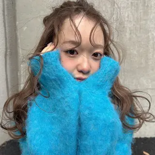 カラー カエデ🐬 カットカラーモデルのヘアスタイル