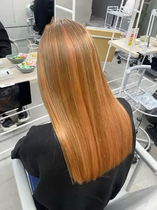 ロング カラー 前橋 姫奈のヘアスタイル