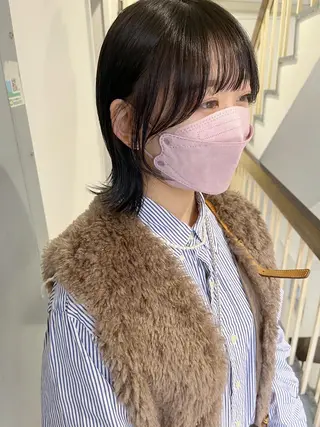 ミディアム カラー ヘアアレンジ 🤍清楚系 韓国レイヤー🤍拓朗のヘアスタイル