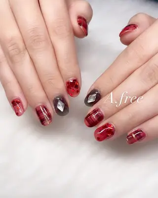 ネイル A.free✧*｡ アレルギー対応✧*｡のネイルデザイン