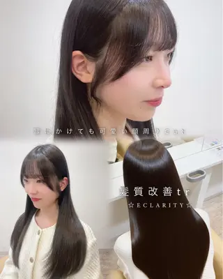 ロング ボブ/艶髪 soleilrukaのヘアスタイル