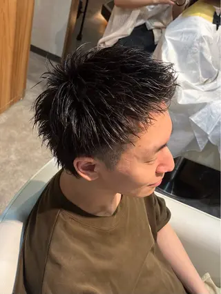 メンズ 新宿×髪質改善カラー 美髪/艶髪/岩重知弥のヘアスタイル