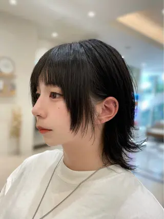 ショート ウルフカット/ ハッシュカット/山路のヘアスタイル