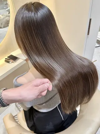ロング 廣瀬双葉 トップスタイリストのヘアスタイル