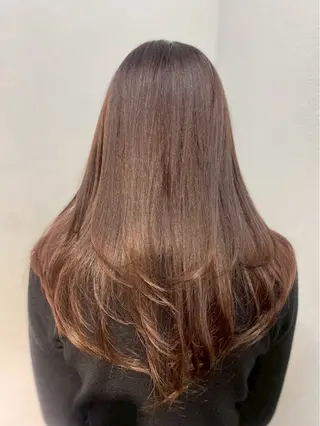 ロング カラー 北村 理奈のヘアスタイル