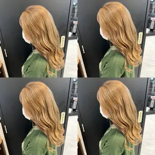 セミロング カラー ✨縮毛矯正✖︎顔周り レイヤー✨ナカムラのヘアスタイル