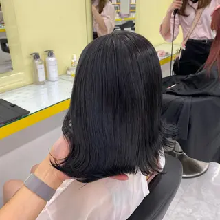 セミロング カラー ヘアアレンジ mai🍑暖色カラー /レイヤー💖のヘアスタイル