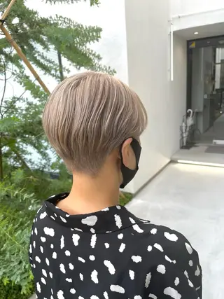 ショート 湯川 未咲希のヘアスタイル