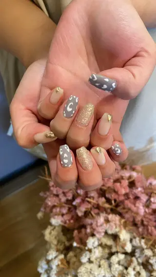 ネイル crystal ⭐︎ colorのネイルデザイン