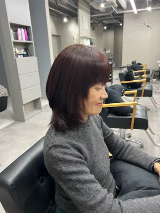 ミディアム カラー PALO / もも🍑のヘアスタイル