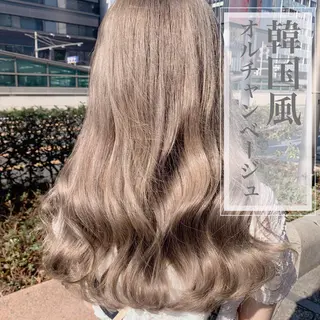 ロング カラー ヘアアレンジ 心斎橋🤍韓国風🤍 Mamiのヘアスタイル