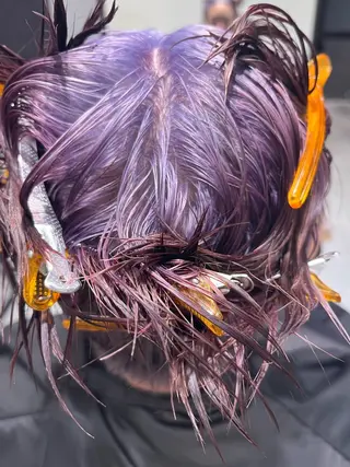 カラー ブリーチ/縮毛矯正 ❤️‍🔥シンノスケのヘアスタイル