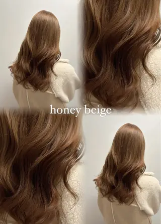 セミロング Yuuka/ w colorのヘアスタイル