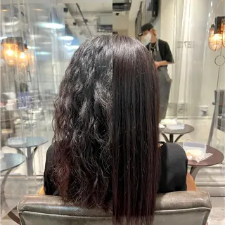 ロング パーマ ヘアアレンジ 🌈インナーカラー ‘ショウマ’🌈のヘアスタイル