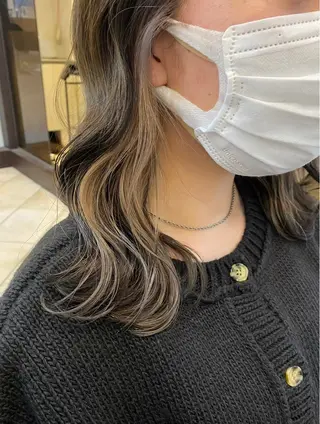 ミディアム 髪質改善カラー 指名No.1👑のヘアスタイル