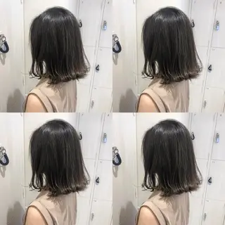 カラー 三鷹で1番ショート ボブをカットする新谷のヘアスタイル
