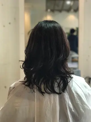 セミロング 長尾 桃佳のヘアスタイル