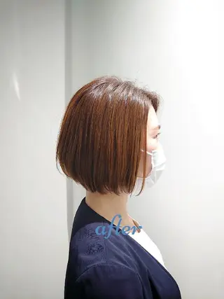 ショート カラー 🐱higajo🐱 比嘉門(ヒガジョウ)のヘアスタイル