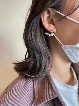 ミディアム カラー AKALA HAIR 西宮店 Juriのヘアスタイル