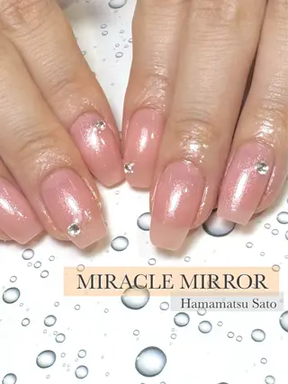 ネイル ミラクルミラー 町野のネイルデザイン