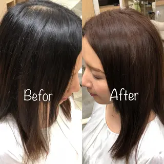 カラー 片山美穂 心斎橋・なんばのヘアスタイル