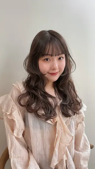 ロング 🩶透明感カラー×レ イヤー/miho🩶のヘアスタイル