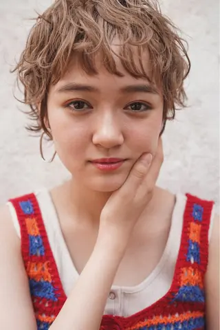 ショート カラー 岡安優太 顔まわり似合せが得意のヘアスタイル
