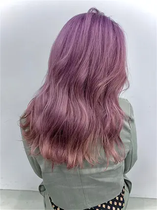 ロング カラー leben serikaのヘアスタイル