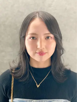 ミディアム 原宿アンリ 山下卓也のヘアスタイル