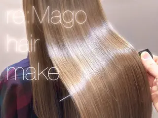 ロング カラー ヘアアレンジ キッズ 横浜関内髪質改善 re:Magoのヘアスタイル