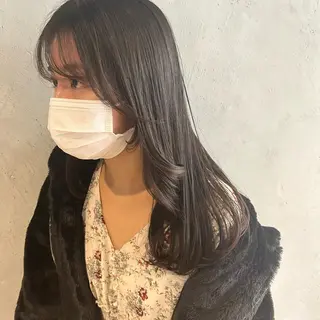 ロング カラー パーマ ヘアアレンジ yukimi .のヘアスタイル