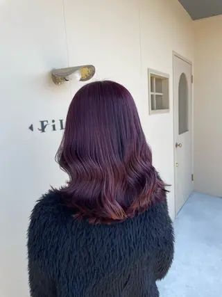 ミディアム Fill mikuのヘアスタイル