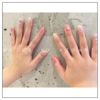 カラー ネイル マツエク・マツパ illum hicariのネイルデザイン