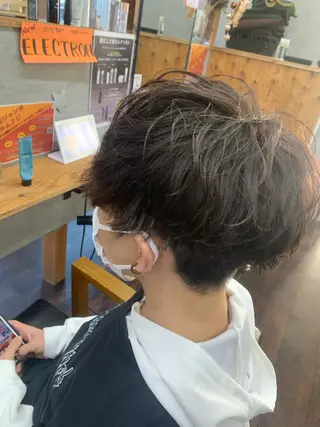 カラー ヘアアレンジ 都築 優菜のヘアスタイル