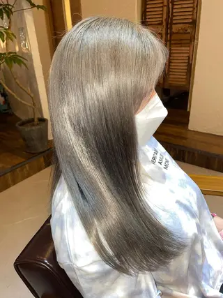 ロング 清水 美雪のヘアスタイル