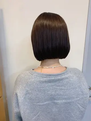 ショート 神戸ボブ✂️ ioe三宮/田 伸佳のヘアスタイル