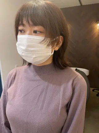 ミディアム 田口 武英のヘアスタイル