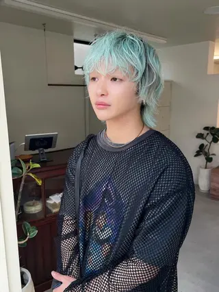 カラー メンズ 浅野 匠のヘアスタイル