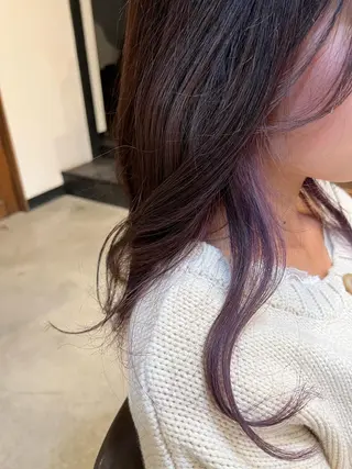 ロング カラー ダブルカラー 透明感カラー/タイラのヘアスタイル