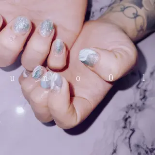 ネイル 梅田🦄中崎町🩵 u n o 0 1のネイルデザイン