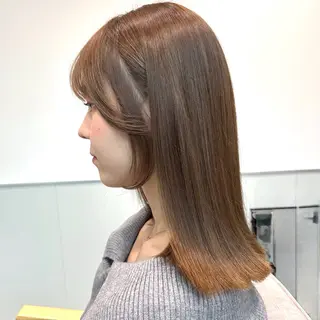 ミディアム カラー take/ショート& レイヤーカット/銀座のヘアスタイル