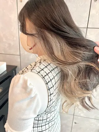 ロング カラー ヘアアレンジ 🌈インナーカラー ‘ショウマ’🌈のヘアスタイル