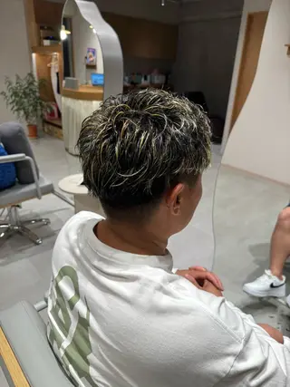 メンズ レイヤー/ボブパーマ /垢抜け/タクミのヘアスタイル