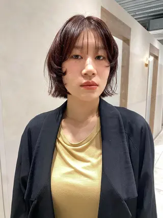 ミディアム カラー 砂原 ひよりのヘアスタイル