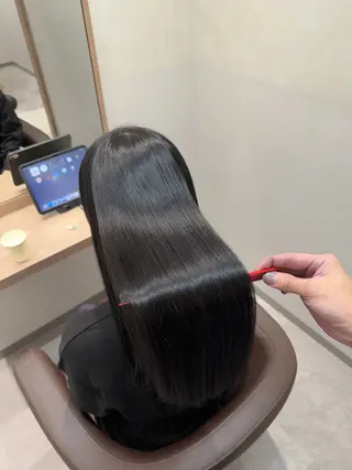 ロング 福田 修平💎 髪質改善/美髪矯正のヘアスタイル