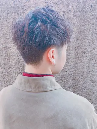 ショート パーマ ヘアアレンジ メンズ ちこ .のヘアスタイル